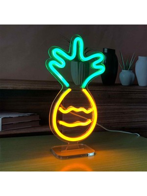 Honey Concept Ampul Neon LED Dekoratif Masa ve Gece Lambası
