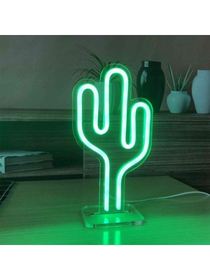 Honey Concept Kaktüs LED Dekoratif Masa ve Gece Lambası
