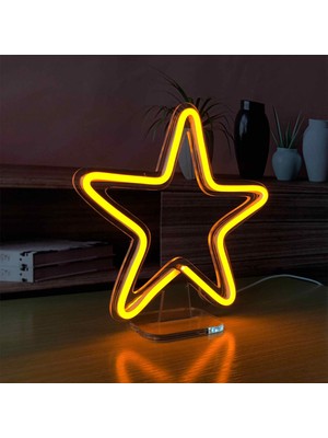 Honey Concept Yıldız LED Dekoratif Masa ve Gece Lambası