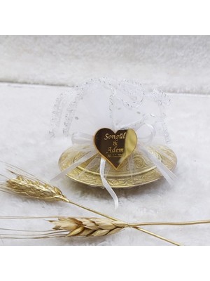 Hayaller Dükkanı 30 Adet Metal Lokumluk Söz Nişan Nikahlık