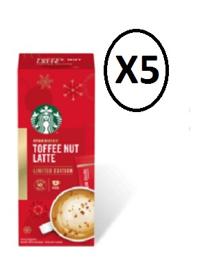 Starbucks Toffee Nut Latte Sınırlı Yeni Yıl Serisi Premium Kahve Karışımı 4x5 Kutu