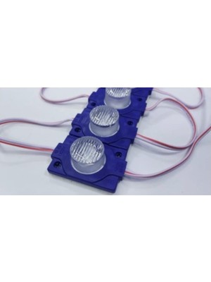 Hazar LED 1.5 Watt Tek Mercekli Modül LED 10'lu 12 Volt Mavi