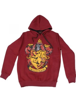 Atlantis Harry Potter Gryffindor Kapüşonlu Sweatshirt Kırmızı