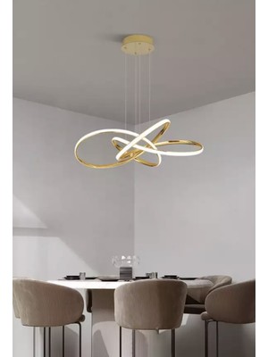 Fico Home Sarkıt LED Avize Concept Ürün Gold Sarı Ledli Avize