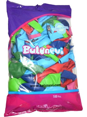 Balonevi Marka: Balonevi LPJ3943 Balonevi, Pj Masks, 12'' Baskılı Pastel Balon 100'LÜ Paket Kategori: Bijute