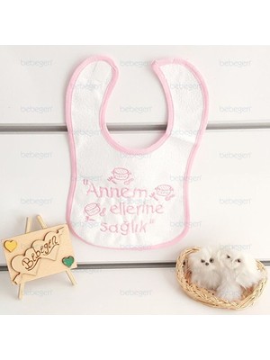by BebekOdam Annem Ellerine Sağlık Su Geçirmez Pembe Önlük