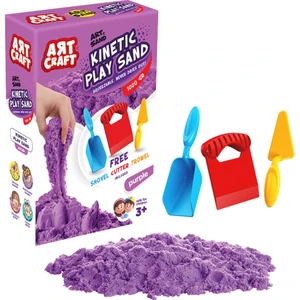 Art Craft Aksesuarlı Mor Kinetik Oyun Kumu 1000 gr