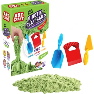 Art Craft Aksesuarlı Yeşil Kinetik Oyun Kumu 1000 gr