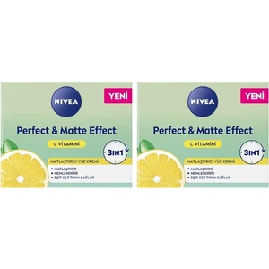Perfect & Matte C Vitaminli Yüz Bakım Kremi 50 ml X2 Adet