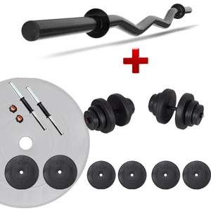 Z Bar Dambıl Seti ve Fitness Ağırlık Seti 25 kg