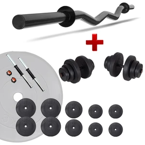 Z Bar Dambıl Seti ve Fitness Ağırlık Seti 65 kg