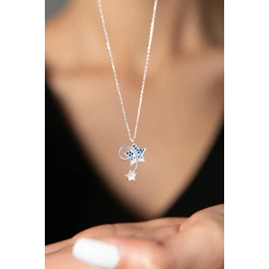 Elika Silver Kadın Kayan Yıldız Model  925 Ayar Gümüş Kolye