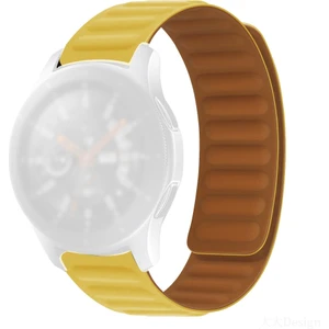 Puluzpuluz Samsung Galaxy Gear Sport Için Silikon Manyetik Saat Kayışı Gri(Yurt Dışından)