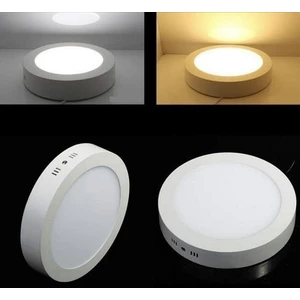 18W Sıva Üstü Yuvarlak LED Panel Armatür CT-5233 Gün Işığı