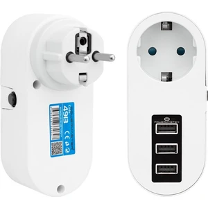 3 Usb'li Tekli Termal Akım Korumalı Priz (10A-2500W) PM-4913 323040