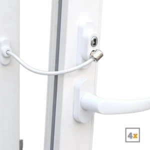 Pvc Emniyet Kilidi Pimapen Kilidi Çocuk Hırsız Kilidi Halatlı Pvc 4 Adet
