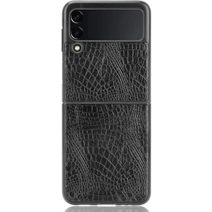 xPhone Store Samsung Galaxy Z Flip3 5g Için Timsah Doku Pc + Pu Kılıf (Yurt Dışından)