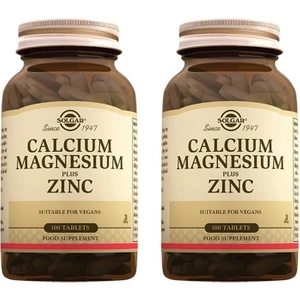 Calcium Magnesium Plus Zinc 100 Tablet 2 Adet