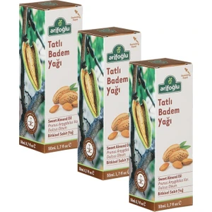 Tatlı Badem Yağı 3 x 50 ml