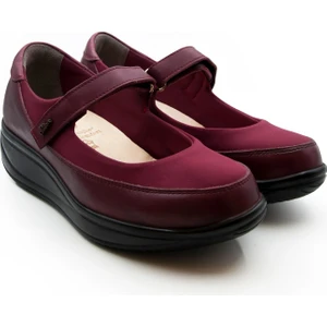 Dr.comfort Bordo Streç Rocker Bottom Ayakkabı