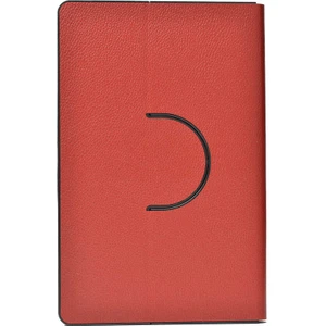 Case 4U Lenovo M10 TB-X505F Kılıf Fest Dönebilen Standlı Deri Görümümlü Tablet Kılıfı Kırmızı