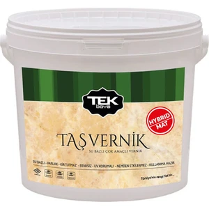 Tek Boya Hybrd Mat Su Bazlı Taş Vernik 2,5 Lt