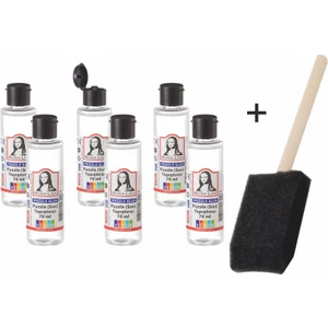 6 x 70 ml Puzzle Yapıştırıcı Seti + Dağıtıcı Sünger