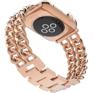 Apple Watch 42mm Kordon Cowboy Zincir Metal Kordon