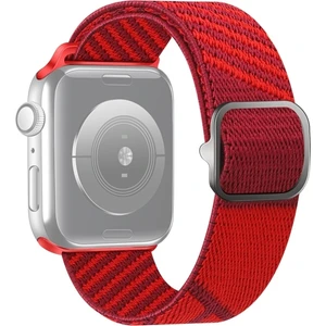 Apple Watch Uyumlu 7 45MM / 6 & Se & 5 & 4 44MM / 3 & 2 & 1 42MM Için Kayış Kalp Kırmızı Kırmızı