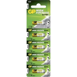 Gp 27A-2C5 12V Alkalin Pil 5 Li