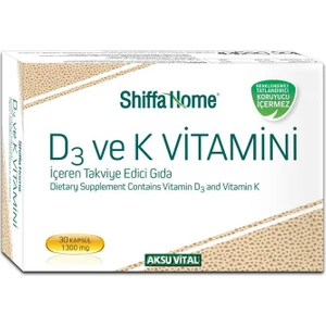 Shiffa Home D3 Ve K Vitamin 30 Softjel