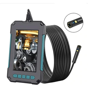 Endoskop Yılan Kamera Çift Lensli EKRANLI1080P Sert Kablo 10 mt