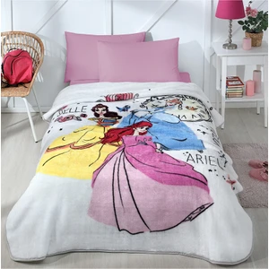 Princess Time Disney Lisanslı Tek Kişilik Çocuk Battaniyesi 155 x 215 cm.