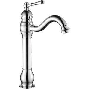S Borulu Çanak Banyo Lavabo Bataryası Krom