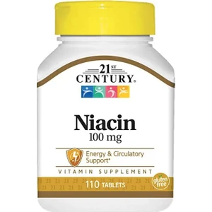 21st Century Niacin 100mg 110 Tablets..