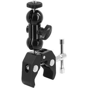 Dual Ball Heads Magic Arm + Super Crab Clamp Kelepçe