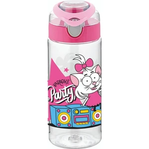 Kral Şakir Desenli Tritan Matara Pembe 500 ml