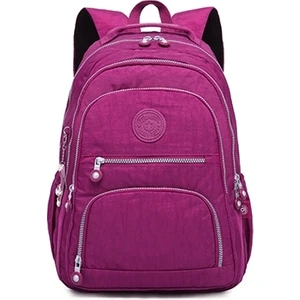 Sırt Çantaları Okul Sırt Çantası Laptop Bagpack Seyahat Çantası, Boyutu: 31X14X42 cm (T0989 Siyah)(Yurt Dışından)