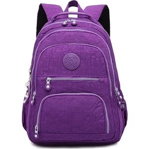 Büyük Kapasiteli Sırt Çantası - Mor (Yurt Dışından)