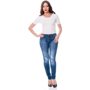 Lacivert Kadın Kot Pantolon 5A-110817