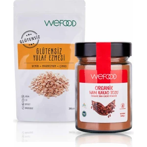Glütensiz Yulaf Ezmesi 300 gr + Organik Ham Kakao Tozu 140 gr 8681749102062