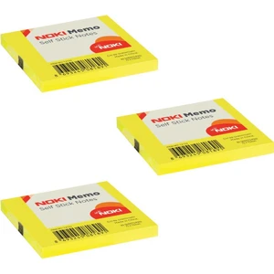 Memo Stick Limon Sarı 75 x 75 mm 3'lü