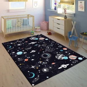 Kaymaz Tabanlı Makinede Yıkanabilir Çocuk Halısı