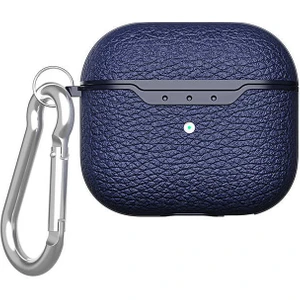 Apple Airpods 3. Nesil ile uyumlu Kılıf Deri Tarzı Silikon Case 03