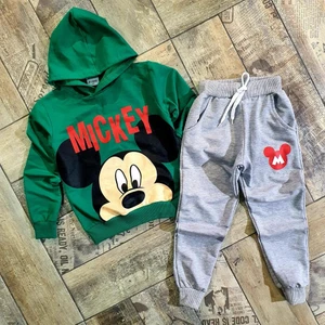 Yaren Kids Çocuk Unisex Mickey Alt Üst Eşofman Takım
