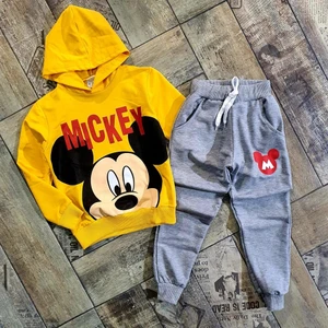 Yaren Kids Çocuk Unisex Mickey Alt Üst Eşofman Takım