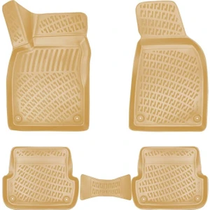 Audi A4 2001-2006 B6 3D Bej Havuzlu Paspas