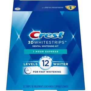 3D White 1 Hour Express 20 Whitestrips 10 Günlük