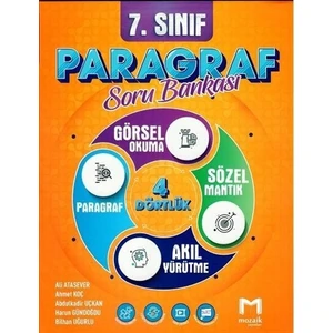 Mozaik Yayınları 7. Sınıf Paragraf Soru Bankası 2025