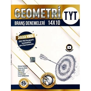 Bilgi Sarmal Yayınları TYT Geometri 14 x 10 Branş Denemeleri
